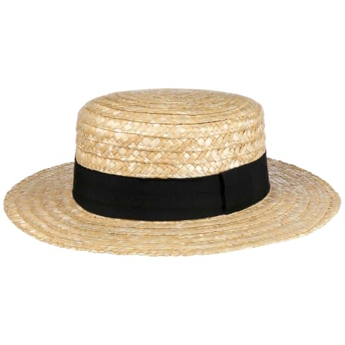 Lipodo Boater Kreissäge Strohhut Klassik Made in Italy Unisex Printemps Ete