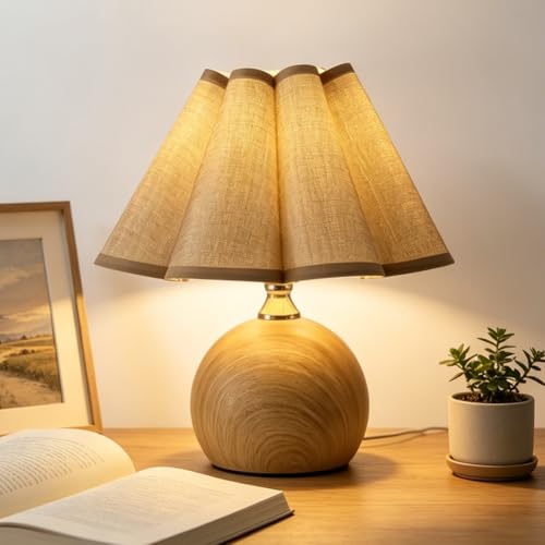 ZSSYLLZ Small Vintage Table Lamp Plug in for Kitchen Counter