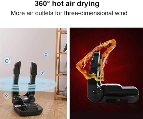 Secador eléctrico portátil ajustable para calzado miniatura 4