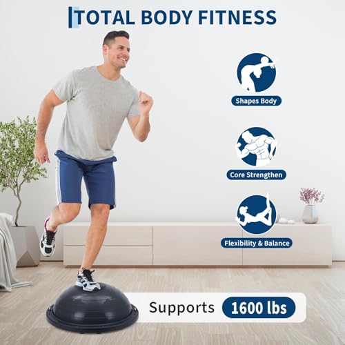 GarveeTech 23in Half Balance Ball 1600LBS Capacity with Resistance Bands by GarveeTech - Used condition - Image 5