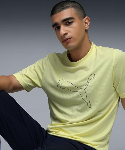 Image of Puma Men Polyester Solid Regular Fit T-Shirt