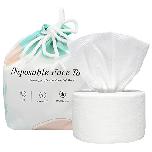 Disposable Face Towel Makeup Wipes - 80 Count Face Wipes Ultra Soft Face Towel Makeup Remover Wipes for Face Towels, Travel Wipes, Baby Care, Make Up Removers Wipes for Sensitive Skin, Pack of 1