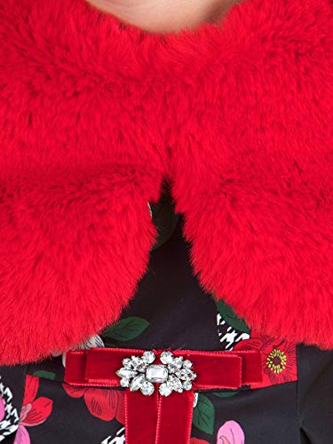 Abel & Lula Fur Bolero for Girls Red4