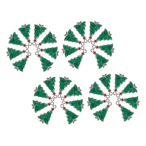 Bijoux Sapin de Noël Pendentifs 40 Pcs pour Activité Manuelle de l'Avent