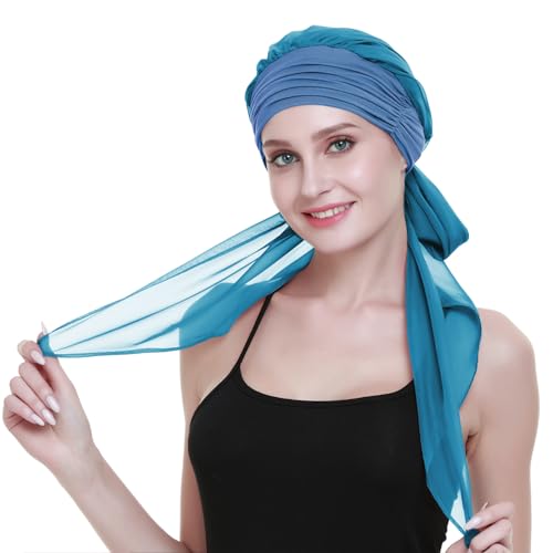 FocusCare Chemo Head Wraps For Cancer Patients Feminine HeadBands Bandana Caps