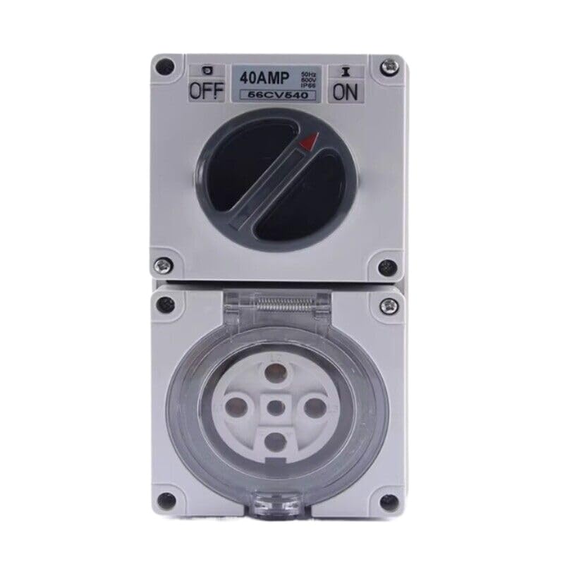 1-piece set of new suitable combination switch socket 56CV540 (5-hole 40A)-