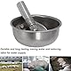 NSXAYIWE Automatic Animal Drinking Water Bowl, Thickened Livestock Water Feeder Stainless Steel Water Troughs for Livestock Pig Goat Sheep Dog Horse Cat (Small)
