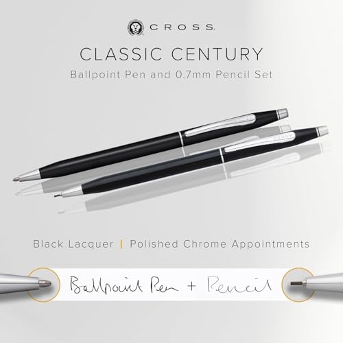 Image of Cross Classic Century Refillable Ballpoint Pen (Black, Pen and pencil set)