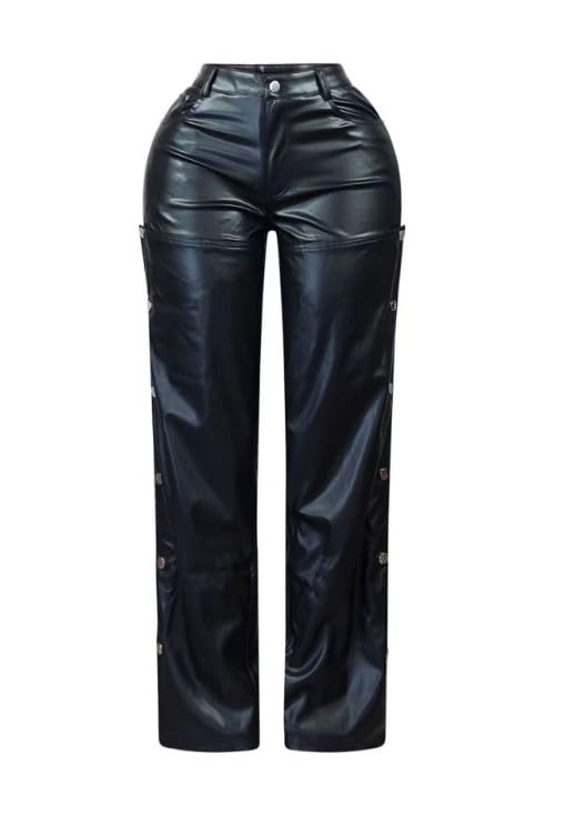 Fashion Slim Hollow Out Pants2