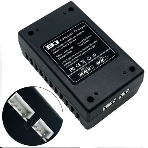 Image of Robocraze IMAX B3 Pro LiPo Battery Charger for 2S 3S RC Drone Quadcopter LiPo Batteries Compact Balance Charger with LED Indicator AC Power Input