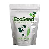 Earthwise EcoSeed Grass Seed – No Mow, Low Maintenance Lawn Seed Mix, Fine Fescue Blend, Drought Tolerant, Shade Tolerant, Organic, Chemical-Free – Covers Up to 200 sq ft, 1 lb