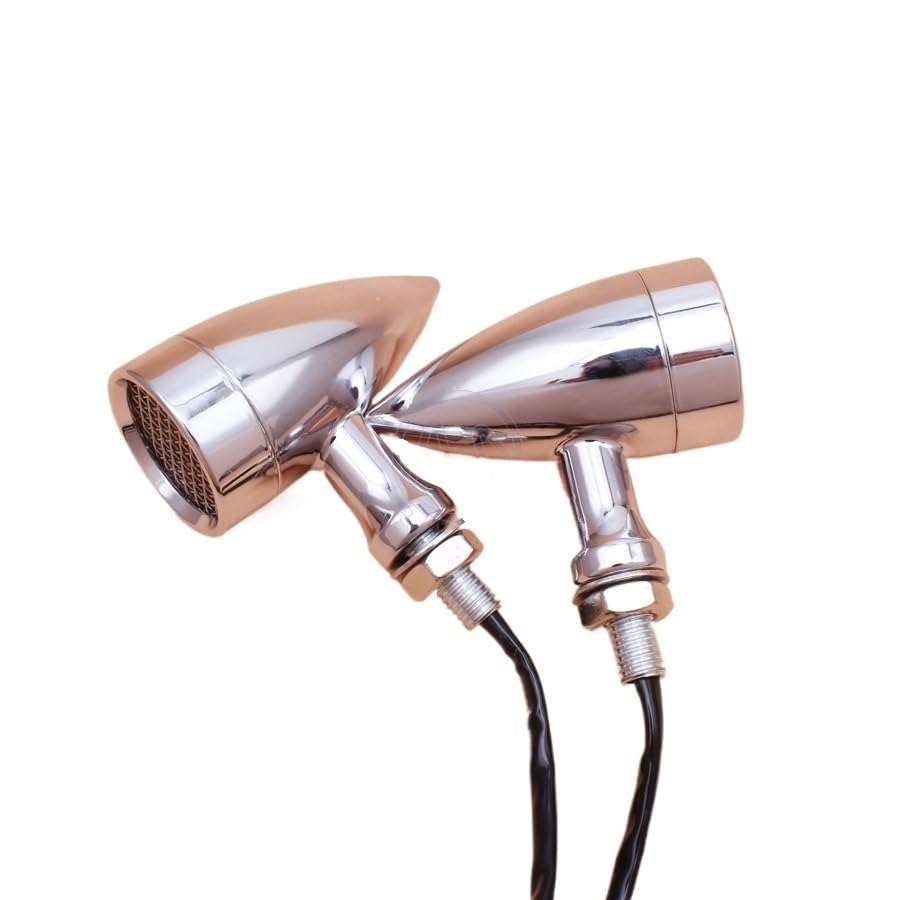 Clignotant pour moto avec boîtier aluminium 10mm anti-vibration - 3