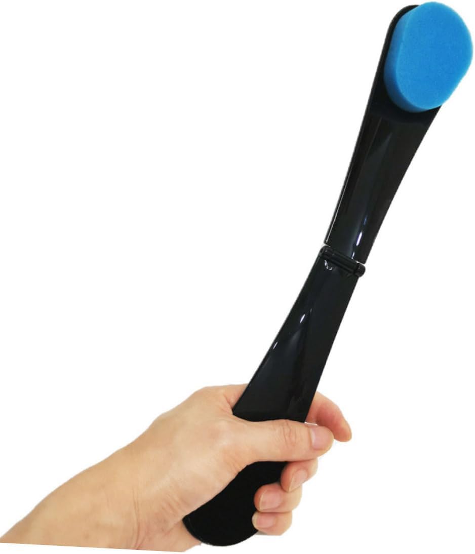 Self Tanning Back Applicator with Long Handle Ergonomic Brush for Even Lotion Application Reach Areas for Sunscreen and Self Use by Men and Women