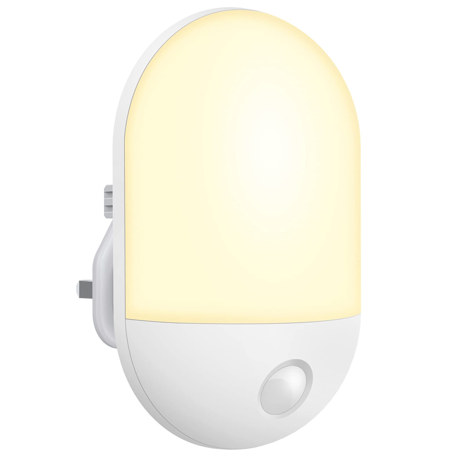 Detake LED Nachtlicht Stecker mit Dämmerung bis Morgendämmerung Fotozellen-Sensor, 0,27W Energiesparend, Warmweiß Auto Sensor Nachtbeleuchtung für Kinderzimmer, Schlafzimmer, Garage,