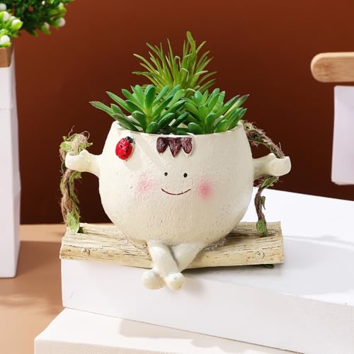 Pot à fleurs suspendu intérieur au design mignon unique