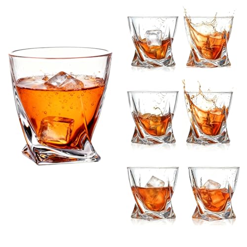 El Mejor Listado de Copas de coñac los 5 más buscados. 40 Juego de 6 Vasos de Whisky, 11oz Vasos para Whisky, Adecuado para Cócteles, Ron, Coñac, Vodka, Brandy, Bourbon y Otras Bebidas Espirituosas, Ideal Regalos Para Hombre, papa,...