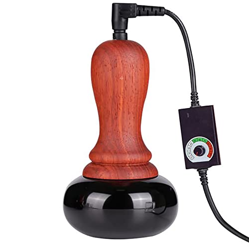 YUNZHIDUAN Hot Stone Electric Massager, Massage Stones with Warmer Kit, GuaSha, Basalt Hot Stones with Heater Kit for Massage Home SPA Relaxation Treatment Pain Relief, 1 PC