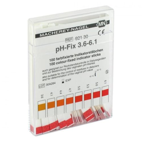 Baguettes pH Fix 3,6-6,1 Macherey-Nagel pour le suivi rigoureux des solutions acides
