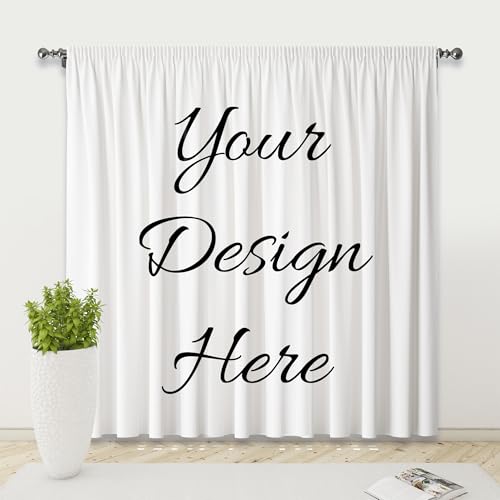 Custom Made Curtains For Windows Any Size, Personalized Blac