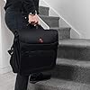 Wenger W73012292 Business Messenger Bag with Shoulder Strap, Padded Laptop Tablet Computer Pocket, Suitcase Handle Slot, Great for Transporting From Home to Office, Extra Pockets, 16 inches, Black #3