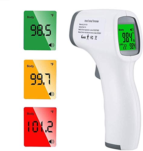 Termometro Infrarrojos ? y ? Conmutable Termometro Sin Contacto medico termometro para Niños, Adultos Termometro Infrarrojos Sin Contacto