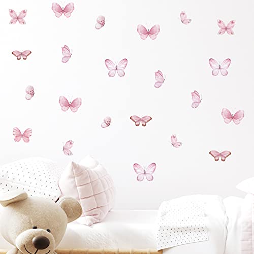 6 hojas con 34 adhesivos de pared para habitación infantil miniatura 6