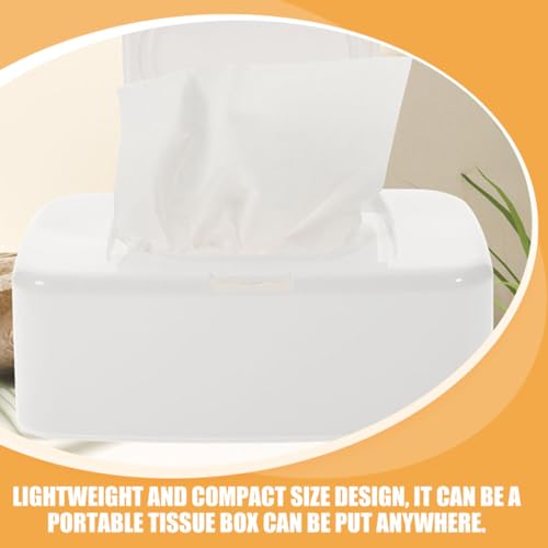 Boîte de rangement lingettes humides bébé distributeur rechargeable blanc