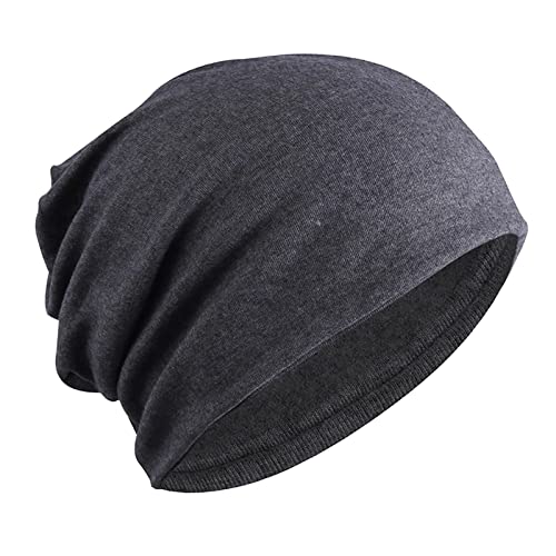 Baoblaze 3 Peças Femininas Masculino Gorro Desleixado Crânio Boné Casual Quimio Touca Turbante