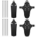 4 Piezas Guardabarros MTB, Juego de Guardabarros para Bicicleta de Montaña Guardabarros Delantero y Trasero con10 Sujetacables para Guardabarros