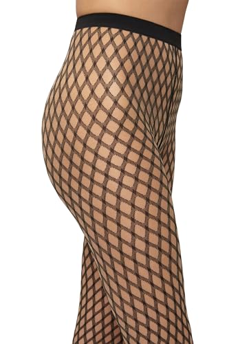 Wolford Sylvie Tights For Women Pantyhose Hosiery Stocking Contemporary High-Impact Lattice Net Pattern & Sheer-Opaque Finish3