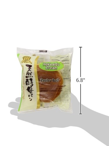 D-Plus Tennen Koubo Hokkaidou Japanese Bread, Milk Cream, 2.82 Ounce - Thumbnail 4