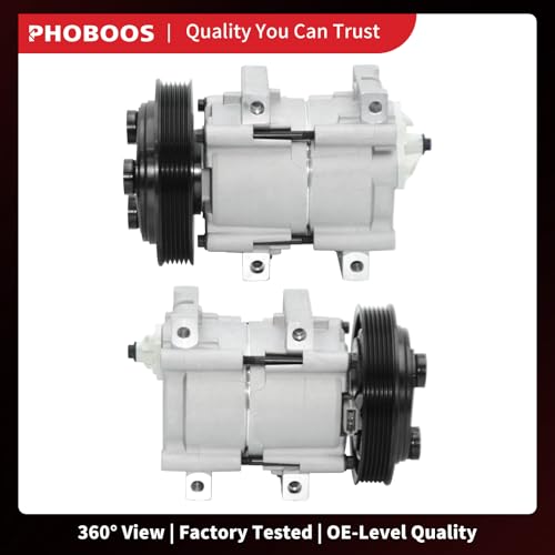 PHOBOOS A/C Compressor with Clutch Compatible with Ford & Mazda by PHOBOOS - Used condition - Image 7