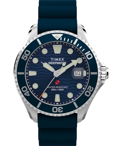 Timex Reloj Analógico para para Hombre de Cuarzo con Correa en Caucho TW2W81500
