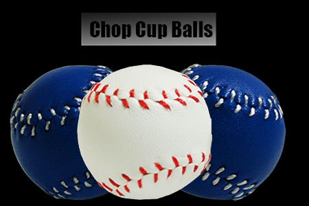 Chop Cup Balls (white, leather, set of 2) by Leo Smesters