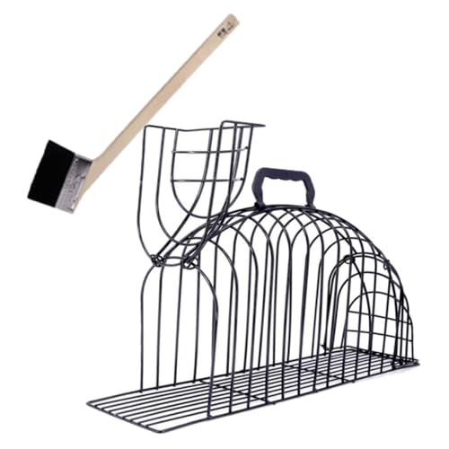 BESPORTBLE Gabbia Per Lavare i Gatti Gabbia Portatile in Metallo Per Doccia Per Toelettatura Per Animali Domestici