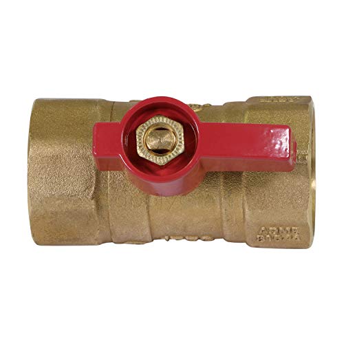 Supply Giant Guhw-56G56G Gas Ball Valve With 3/4'' Fip X 3/4'' Fip Fittings For Gas Connectors With Quarter-Turn Lever Handle, Brass Construction, Excellent Corrosion Resistance, Csa Approved #TOP2