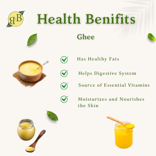 Image of B&B Organics Hand Churned A2 Desi Cow Ghee (1L) /Traditional Ghee /Bilona Ghee /Pasum Paal Nei