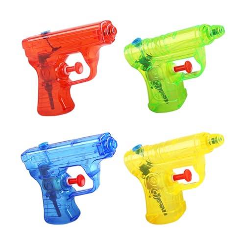 Gemdoit 4 Stück wasserpistole klein – Mini Wasserpistolen für Kinder, robuste Spielzeug Wasserpistolen für unbeschwerte ...