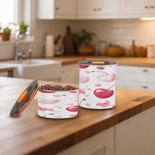 Contenedor hermético para café al vacío Qilmy 900ml acero inox miniatura 7
