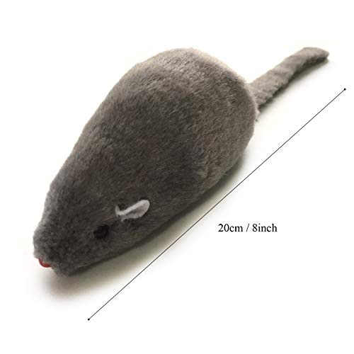 QUOZUO Katzenspielzeug Mäuse Spielzeug Mouse Katze Haustier Weich Flauschig für Katzen 16 Stück