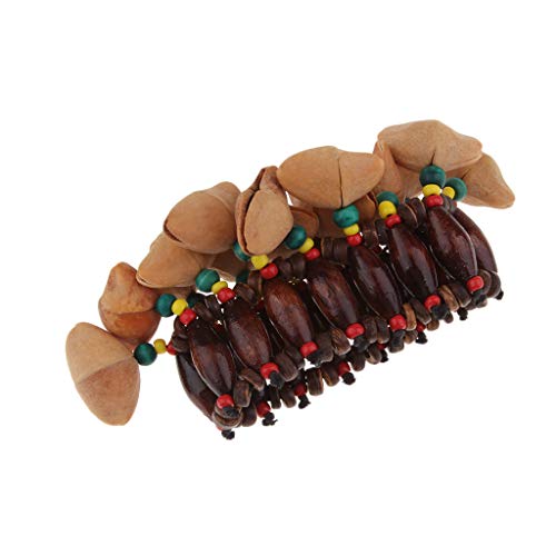 Almencla African Bracelet Design with Nuts Doll Bell Hand Percussion Accessories - Thumbnail 7
