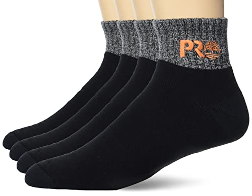 Timberland PRO Men's 2-Pack Colorbock Quarter Boot Crew Socks2
