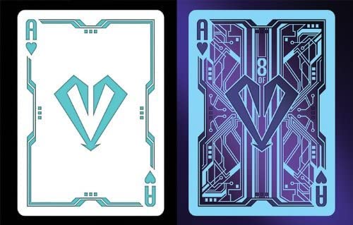 トランプ BICYCLE Grid Limited Ed set Amazon.com: Bicycle Grid 2.0 Red Playing Cards Glows Under