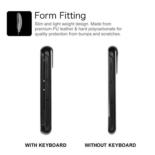 Fintie Keyboard Case For Samsung Galaxy Tab S2 8.0 - Ultra Lightweight Protective Slim Shell Stand Cover With Magnetically Detachable Wireless Bluetooth Keyboard For Tab S2 8-Inch Tablet, Black #TOP4