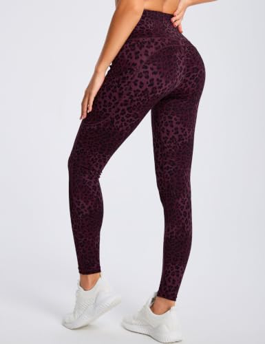 Image of THE GYM PEOPLE Thick High Waist Yoga Pants with Pockets, Tummy Control Workout Running Yoga Leggings for Women