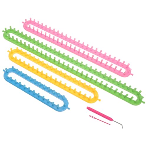 KALLORY Plastic Weaving Loom Scar Knitting Machine Loom Knitting Machine for Adults Scarf Hat DIY