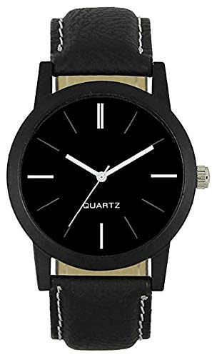 Shivark Boys and Mens Analogue Black Watches with Black Leather Belt - LR05 (B08RDKH6MH) Amazon Price History, Amazon Price Tracker