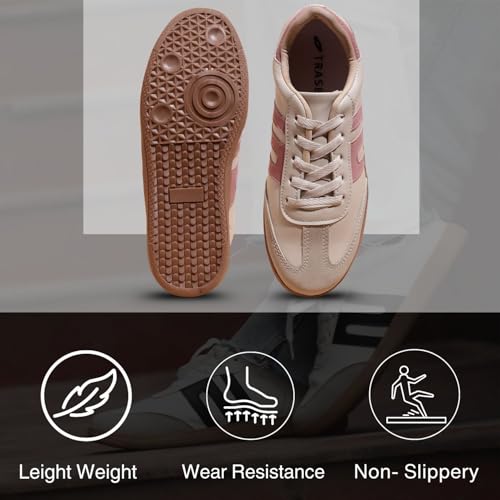 Image of TRASE Casual Sneaker Shoes for Women | Soft Cushioned Insole | Sneakers for Woman | Lightweight | Comfortable | Stylish, Trendy Girls and Women Sneakers with Laces