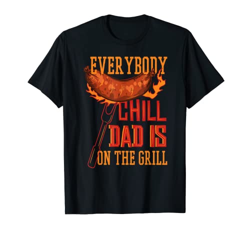 El hombre El mito La leyenda de la barbacoa Todo el mundo Chill Dad Camiseta