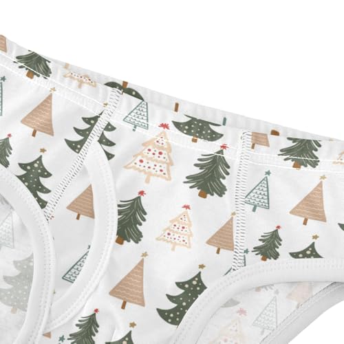 Boys' Exclusive Briefs Toddler Underwear 95% Combed Cotton Boxerbriefs 2T Christmas Tree Pattern 604